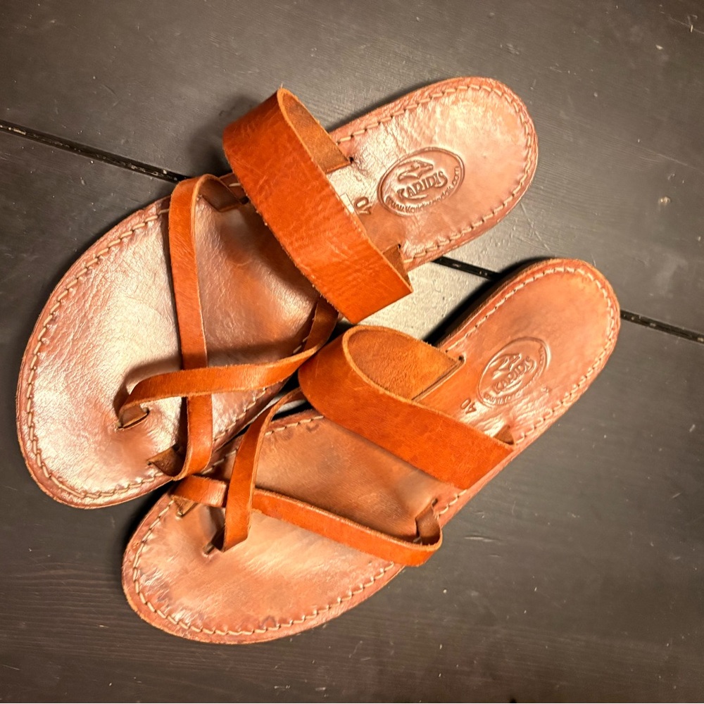 Karidis Jerusalem style leather sandals